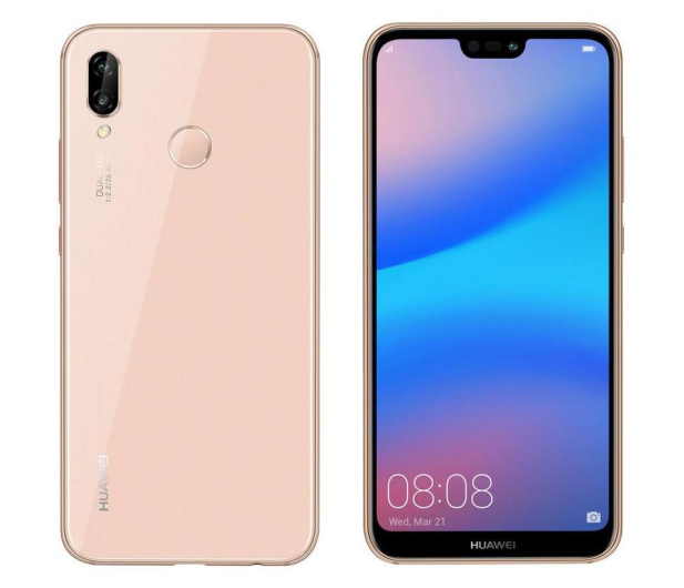 Huawei P20 Lite Dual SIM 64GB Różowy - 414754 - zdjęcie